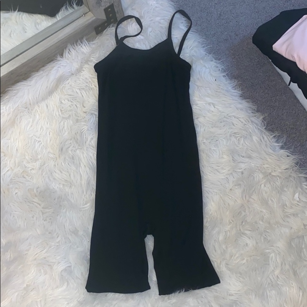 Black tight romper